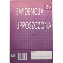 EWIDENCJA uproszczona A5