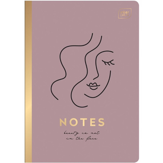 Zeszyt w kratkę A5/80k Metallic Beauty Interdruk