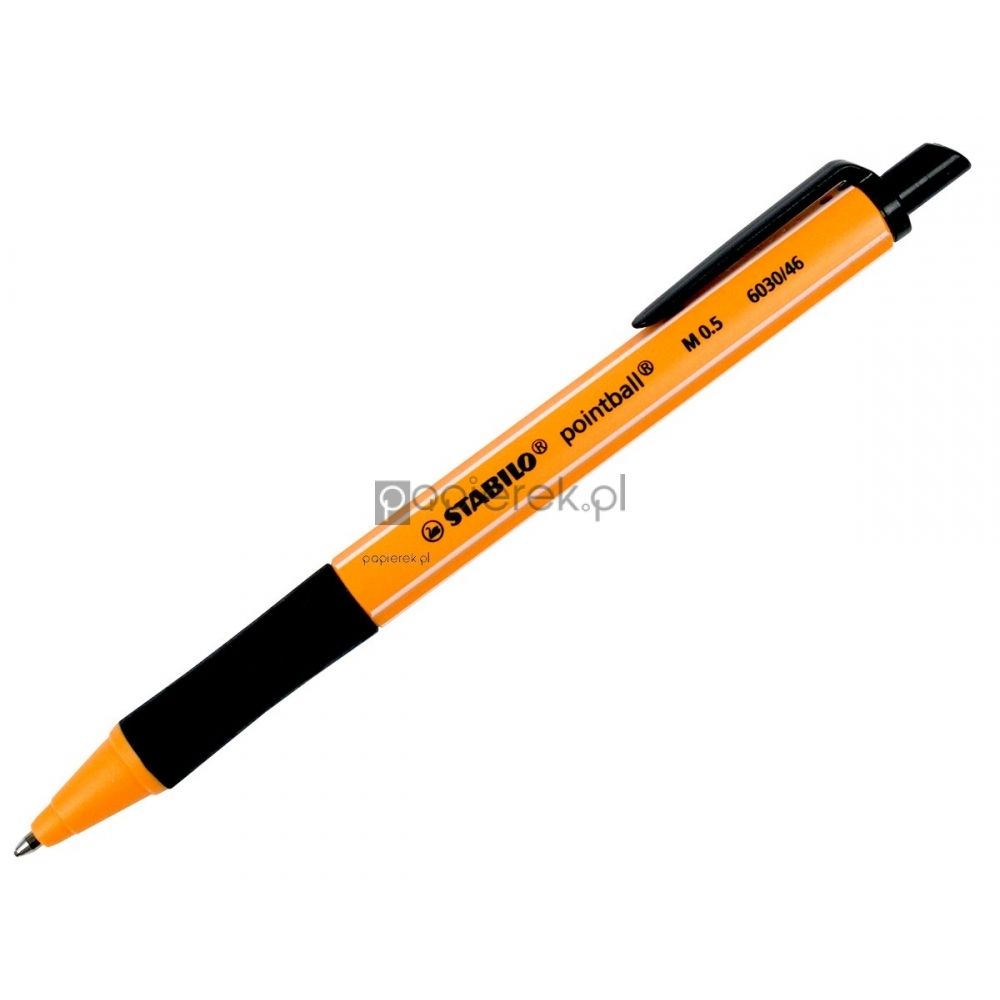 Długopis automatyczny Stabilo Pointball 6030/46 czarny
