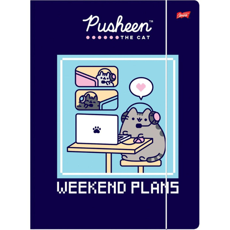 Teczka z gumką A4 Pusheen Bambino