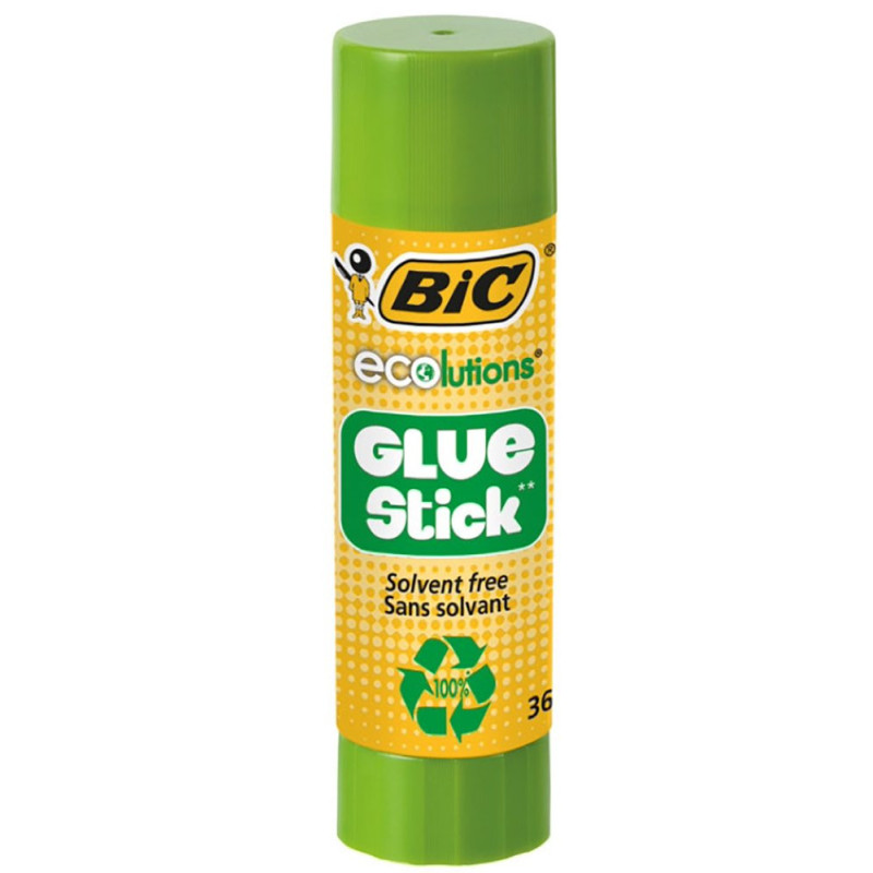 Klej w sztyfcie ecolutions Bic Glue Stick 36g