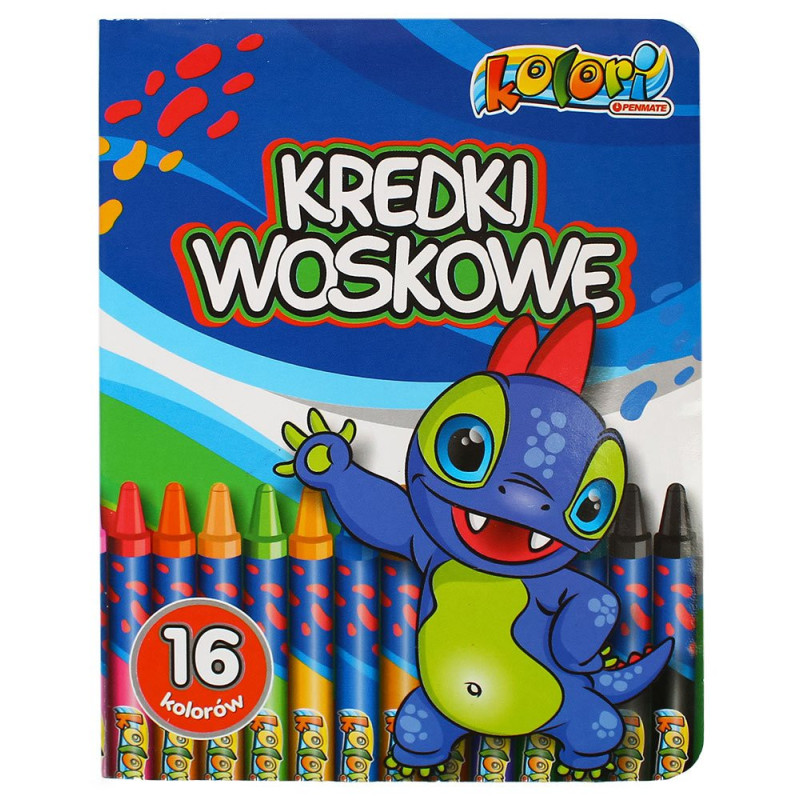 Kredki trójkątne pastelowe 12 kolorów Kolori