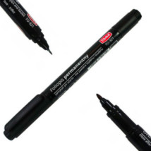 Marker permanentny dwustronny CD Toma czarny