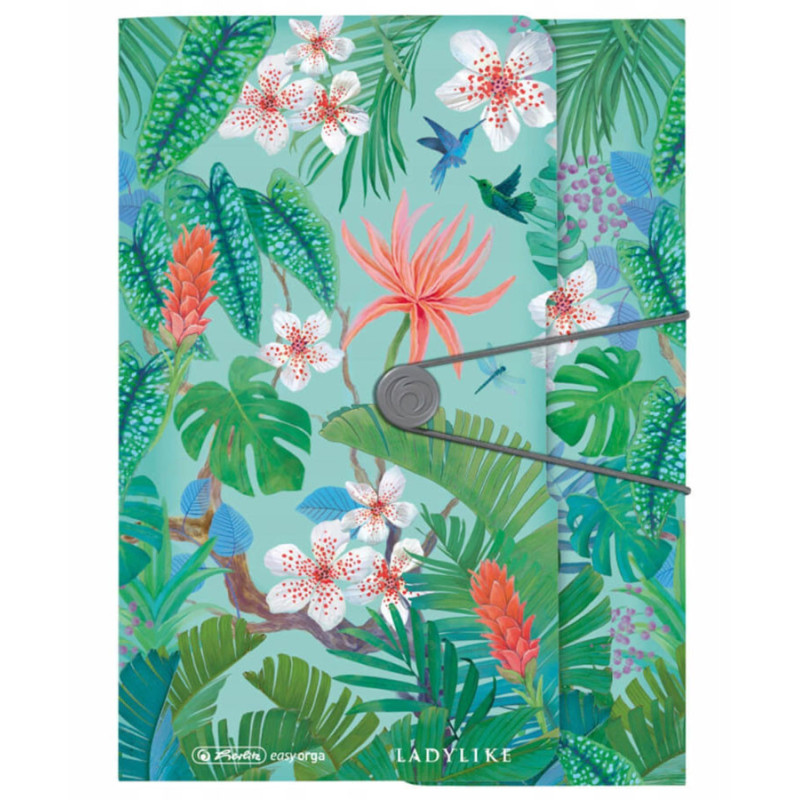 Teczka z gumką A4 PP Jungle Herlitz