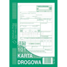 KARTA DROGOWA NUMEROWANA A5