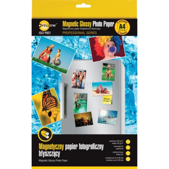 Papier magnetyczny fotograficzny A4 320g Yellow One