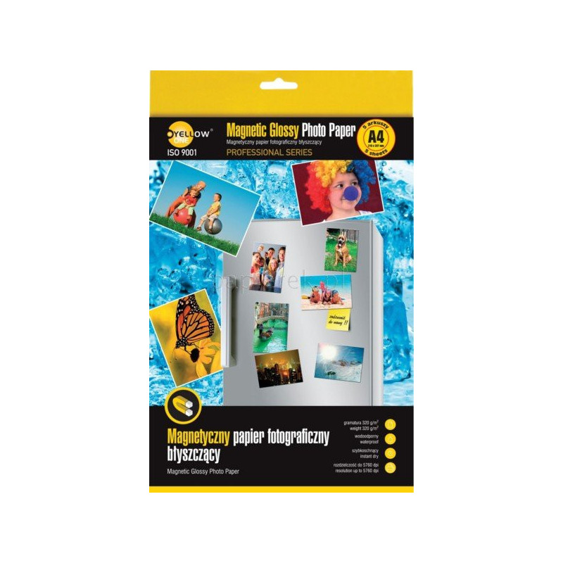Papier magnetyczny fotograficzny A4 320g Yellow One