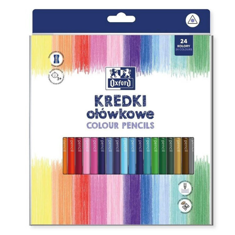 Kredki ołówkowe Regular Oxford 24 kolory