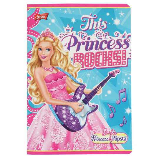 Zeszyt w trzy linie A5 Barbie 16 kartek