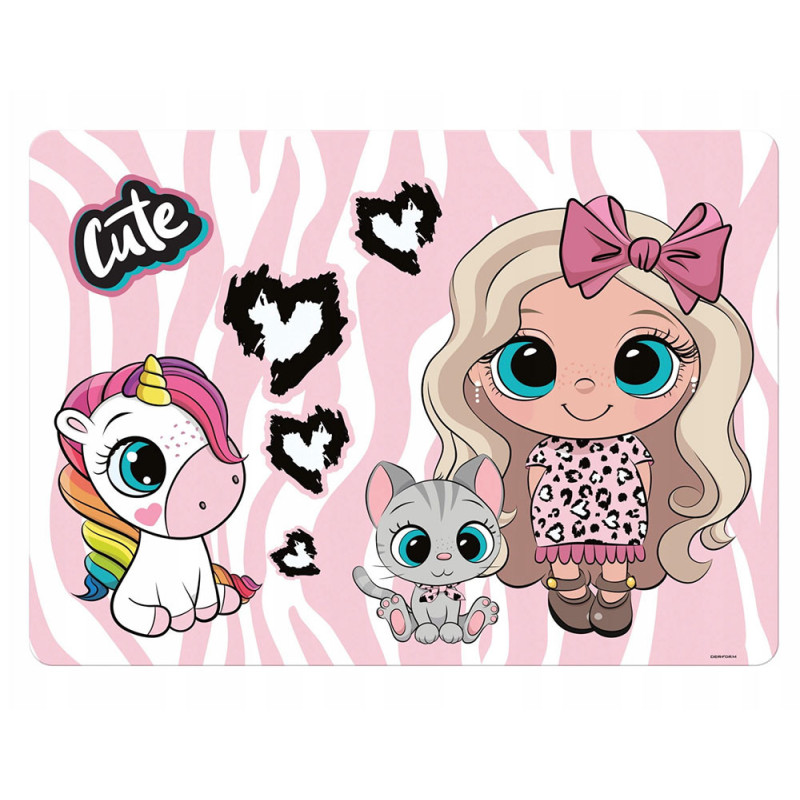 Podkład laminowany na biurko Best Friend Cute
