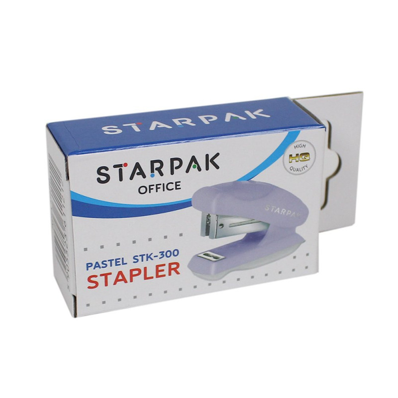 Zszywacz mini Starpak STK-300 pastelowy fioletowy