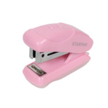 Zszywacz mini Starpak STK-300 pastelowy różowy