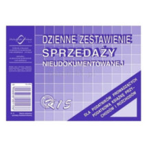 DZIENNE ZESTAWIENIE SPRZEDAŻY A6 MICHALCZYK